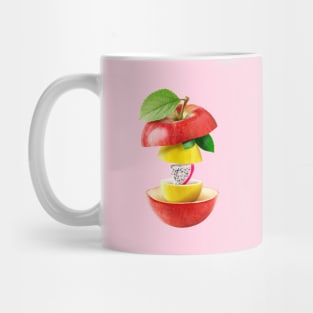 Apple Lemon Dragon Fruit Gifts Vegetarian Mug